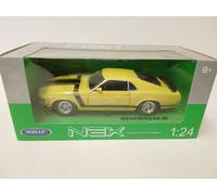 Welly Ford Mustang Boss 302 yellow 1970 1/24 22088W