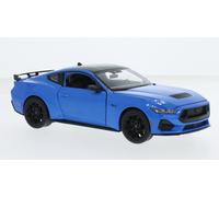 Welly FORD MUSTANG COUPE 2024 MET.BLUE 1:24