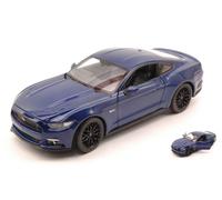 Welly FORD MUSTANG GT 2015 BLUE 1:24