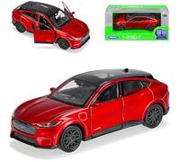 Welly Ford Mustang Mach-E GT SUV Rosso dal 2020 ca 1/43 1/36-1/46 Modello Auto