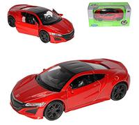 Welly Hon-da Acura NSX Coupe Rosso Nuovo Modello Dal 2016 ca 1/43 1/36-1/46 Modello Auto