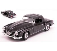 Welly MERCEDES 190SL CLOSED SOFT TOP 1955 BLACK 1:24