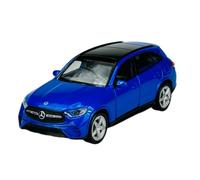Welly Mercedes-Benz GLC Blu 1/34-1/39 modellino di auto in metallo Die Cast, nuovo in scatola