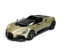 Welly - Modellino di auto compatibile con Bugatti W16 Mistral Gold, circa 1/24 1:24, in metallo