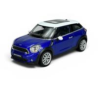 Welly - Modellino di auto compatibile con Mini Cooper S Paceman blu, circa 1/24 1:24, in metallo, in scatola