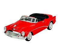 Welly modello auto compatibile con 1953 Buick Skylark Cabrio rosso ca 1/24 1:24 metallo modello auto Il cast nuovo in scatola