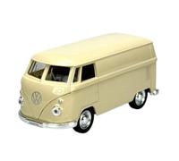Welly modello auto compatibile con 1963 VW Volkswagen Transporter T1 Bus Beige ca 1/34 - 1/39 metallo Il Cast nuovo in scatola