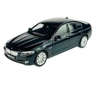 Welly modello auto compatibile con BMW serie 5 serie 5 F10 535i nero berlina dal 2010 ca 1/24 1:24 metallo modello auto Die Cast nuovo in scatola