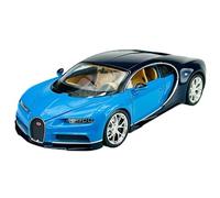 Welly Modello Auto Compatibile con Bugatti Chiron Coupe Blu 2016 ca 1/24 1:24 Metallo Modello Auto Il Cast Nuovo in Scatola