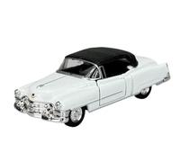 Welly modello auto compatibile con Cadillac Eldorado bianco 1953-1966 ca 1/34-1/39 Metal Model Auto Die Cast Nuovo in scatola