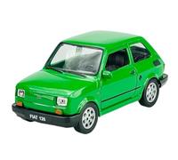 Welly modello auto compatibile con Fiat 126 verde equivalente Polski FIAT 126p 1972-2000 1/34-1/39 Metal Model Auto Die Cast Nuovo in scatola