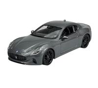 Welly Modello Auto Compatibile con Maserati Granturismo Folgore Argento Grigio ca 1/24 1:24 Metallo Modello Auto Il Cast Nuovo in Scatola
