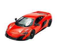 Welly Modello Auto Compatibile con McLaren 675LT Coupe Orange 2015-2017 1:24 1/24 Metal Automodell The Cast Nuovo in Cartone 24089