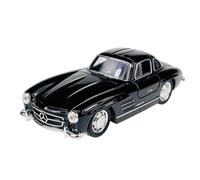 Welly modello auto compatibile con Mercedes-Benz 300SL Coupé nero W198 1954 - 1963 porte a battente ca 1/34 - 1/39 modello di metallo auto Die Cast nuovo in scatola