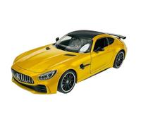 Welly Modello Auto Compatibile con Mercedes-Benz AMG GT R Coupe C190 Giallo Oro A partire dal 2014 1:24 1/24 Metallo Automobili Il Cast Nuovo in Cartone 24081