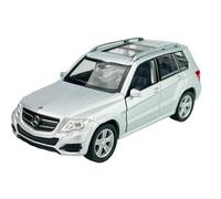 Welly modello auto compatibile con Mercedes-Benz GLK SUV X204 argento ca 1/34-1/39 Metal Model Auto Die Cast 43684