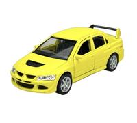 Welly Modello Auto Compatibile con Mitsubishi Lancer Evolution VIII Evo 8 Giallo 1/34-1/39 Il Cast Metallo Modello Auto Nuovo In Scatola 43772