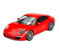 Welly Modello Auto Compatibile con Porsche 911 991 Carrera S Coupé Rosso ca 1/24 1:24 Metallo Modello Auto Il Cast Nuovo in Scatola 24040