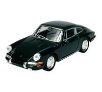 Welly modello auto compatibile con Porsche 911 modello originale Coupé verde scuro 1963 - 1973 ca 1/34 - 1/39 Metal Model Auto Die Cast Nuovo in scatola
