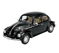 Welly modello auto compatibile con VW Volkswagen Beetle Beetle Beetle Coupé Nero circa 1/24 1:24 in metallo modello Auto Die Cast Nuovo in scatola
