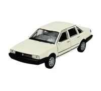 Welly modello auto compatibile con VW Volkswagen Santana Passat B2 bianco berlina 1981 - 1984 ca 1/34 - 1/39 Metal Model Auto Die Cast Nuovo in scatola