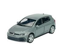 Welly - Modello di auto compatibile con VW Volkswagen Golf 8 VIII GTI, 5 porte, grigio, ottava generazione a partire dal 2019 ca 1/34-1/39, modello in metallo Die Cast, in scatola