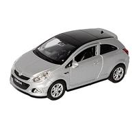 Welly Opel Corsa D Silber 3 Porte Circa 1/43 1/36-1/46 Modellauto Modell Auto