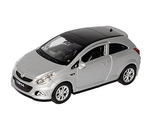 Welly Opel Corsa D Silber 3 Porte Circa 1/43 1/36-1/46 Modellauto Modell Auto