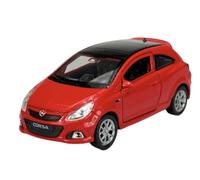 Welly Opel Corsa OPC D Rosso 3 Porte ca 1/34-1/39 Metallo Modello Auto Die Cast