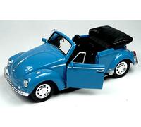 Welly Volkswagen Beetle Cabrio modello 1:34 metallo/plastica blu