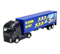 Welly Volvo FH Rimorchio Blu Be Global Logistics Camion Truck 1/64 1:64 Metal Modello Auto Il Cast Nuovo in Scatola