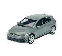 Welly VW Volkswagen Golf 8 VIII GTI 5 porte grigio 8a generazione dal 2019 ca 1/34-1/39 metallo modello auto Die Cast nuovo in scatola