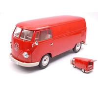 Welly WE18053R VW T1 BUS 1963 PANEL VAN RED 1:18 Modellino