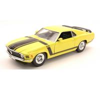 WELLY WE22088Y FORD MUSTANG BOSS 1970 YELLOW 1:24 Modellino