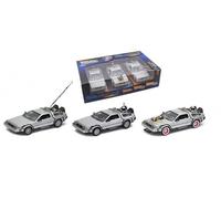 WELLY WE22400 DE LOREAN BACK TO THE FUTURE GIFT BOX W/PART 1 + 2 + 3 1:24 Modell