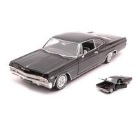 WELLY WE22417LR-BK CHEVROLET IMPALA SS 396 TUNING BLACK 1:24 Modellino