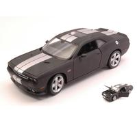 Welly WE24049MBK DODGE CHALLENGER SRT 2012 MATT BLACK/SILVER 1:24 Modellino