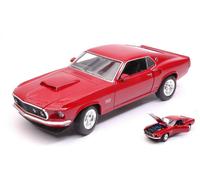 Welly WE24067R FORD MUSTANG BOSS 429 1969 DARK RED 1:24-27 Modellino
