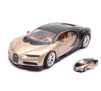 Welly WE24077G BUGATTI CHIRON GOLD BLACK 1:24-27 Modellino