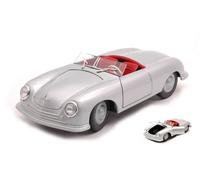 WELLY WE24090S PORSCHE 356 NR.1 SILVER 1:24 Modellino