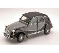 Welly WE4009G CITROEN 2 CV CHARLESTON 1980 GREY/BLACK 1:24 Modellino