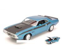Welly WE4029BL DODGE CHALLENGER T/A 1970 BLUE/BLACK 1:24 Modellino