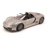 Welly WE4694 PORSCHE 918 SPYDER HYBRID 2013 SILVER 1:24 Modellino