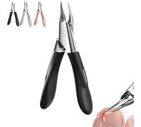 Welnax NailPro Guard - Designed for Ingrown and Thick Nails, Designed for Ingrown and Thick Nails, Featuring Permanently Sharp Steel and a Simple Pivoting Head (Black)