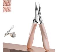 Welnax Nailpro Guard, Designed for Ingrown and Thick Nails, Welnax Nail Clippers, Ultra-Thin Sharp Stainless Steel Blades, for Ergonomic Non-Slip Handle (Pink,1pc)