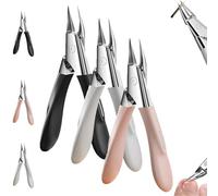 Welnax Nailpro Guard, Designed for Ingrown and Thick Nails, Welnax Nail Clippers, Ultra-Thin Sharp Stainless Steel Blades, Non-Slip Handle, for All Nail Types (Mix)