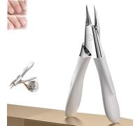 Welnax Nailpro Guard, Designed for Ingrown and Thick Nails, Welnax Nail Clippers, Ultra-Thin Sharp Stainless Steel Blades, for Ergonomic Non-Slip Handle (White,1pc)