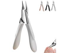 Welnax NailPro Guard, Ultra-Thin Sharp Stainless Steel Blades, for Ingrown and Thick Nails,Seamless Design, Non-Slip Handle of All Nail Types (White)