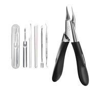 Welnax NailPro Guard, Welnax Nail Clippers, Designed for Ingrown and Thick Nails, Accurate Trimming, Non-Slip Grip, Portable Sharp Nail Trimmers with Embedded Spring for Ingrown & Thick Nails (Black)