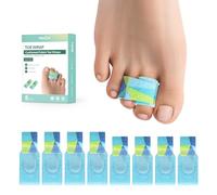 Welnove Raddrizzatore per dita a martello, confezione da 8 fasce per dita rotte, correttore per dita a martello, per dita storte, dita piegate e dita piegate (multicolore, con motivi)